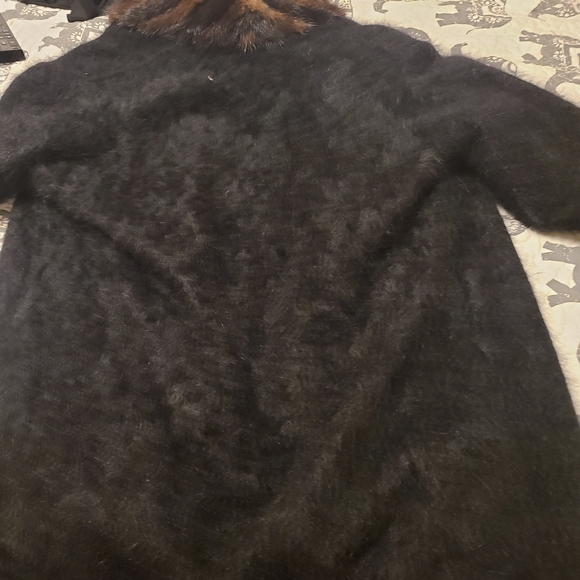 Radzoli Black Faux Fur Fashion Jacket - Picture 4 of 5